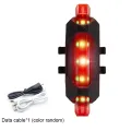 Bike Bicycle Light USB LED Rechargeable Set MTB Road Bike Front Back Headlight Lamp Flashlight Cycling Light Cycling Accessories Mzea.