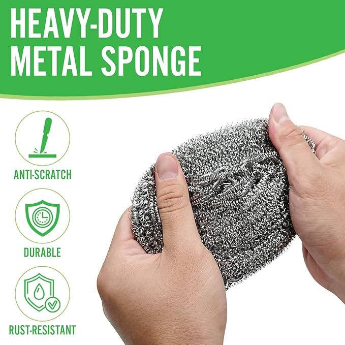 6Pc%20Stainless%20Steel%20Dish%20Scouring%20Pad%20Pot%20Scrubber%20Stainless%20Steel%20Scrubber,%20Steel%20Wool%20Scrubber,%20Metal%20SpongeSteel%20Wire%20Ball%20Scrubbing%20Brush%20-%20Image%206