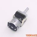 1pcs Japan ALPS Motor Drive Potentiometer 100KAX2 100KAX4 100KAX6 Optional Audio Volume Potentiometer - 100KAX6. 