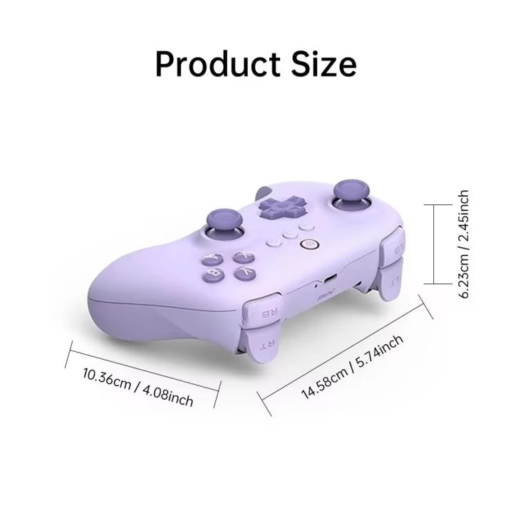 New%208Bitdo%20Ultimate%20Gamepad%202.4g%20Wired%20Game%20Controller%20Macro%20Button%20Linear%20Trigger%20Support%20Pc%20Android%20Steam%20Deck%20Raspberry%20Pi%20-%20Image%206