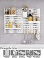 Pegboard Combination Wall Organizer Kit and Accessories,Wall Mount Display Peg Board Panel Organizer and Storage for Home Office. 