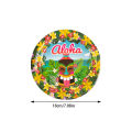 Hawaiian Party Disposable Tableware Tropical Aloha Party Decor Flowers Flamingo Paper Plate Cup Napkin Wedding Birthday Decor.