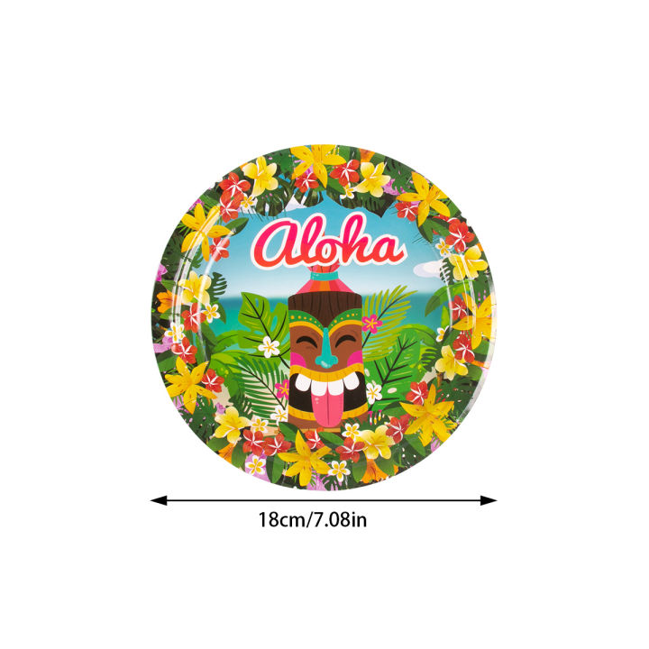 Hawaiian%20Party%20Disposable%20Tableware%20Tropical%20Aloha%20Party%20Decor%20Flowers%20Flamingo%20Paper%20Plate%20Cup%20Napkin%20Wedding%20Birthday%20Decor%20-%20Image%203