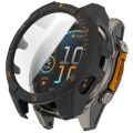 Scale Tempered Film Integrated PC Watch Case For Garmin Fenix 8 MIP 47mm Solar.