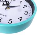 Quartz Sweep Movement Wall Clock Large Number Silent Wall Clock for Home Office Decoration 8 Inch Round Hanging Clock Large Number Wall Clock. 