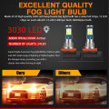 SL 2 Pcs H8 H11 H16 Dual Color Car Led Fog Lamp Bulbs White/amber Yellow Driving Drl Lights Ip65 Waterproof. 