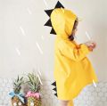 Cute Dinosaur Polyester Baby Raincoat Outdoor Waterproof Rain Coat Children Impermeable Poncho Boys Girls Rain Jacket.