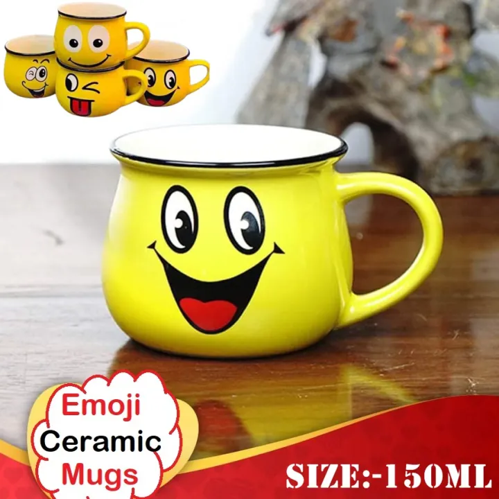 Emoji%20Ceramic%20Mug%20(Yellow)%201Pcs/%20Stylish%20Mug-%20Coffee%20Mug%20-%20Image%204
