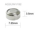 Battery for thermometer 10pcs LR41 Button Cell.