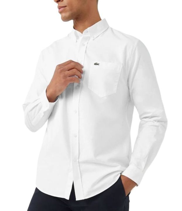 Man's%20cotton%20shirt%20full%20sleeve%20shirt%20Oxford%20Cotton%20shirt%20crocodile%20shirt%20-%20Image%205