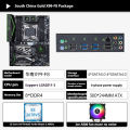 South China Gold Medal X99F8 Motherboard CPU Set DDR4 Memory Multi desktop E5 2666/2678/2680v3。. 