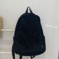 School Bag Japanese Style Muji Simplicity Versatile College Student Canvas Backpack Mori College Vintage Schoolbag High School Female. 