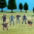 6 Pieces 1/18 Scale Action Figures Party Favors Collection Model Toys. 