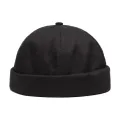 Beanie Cap Brimless Adjustable Pure Color Sailor Cap. 