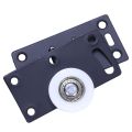 4Sets Sliding Door Wheels Rollers Pulleys Runners for Cupboard Wardrobe Cabinet Smoothly & Mute Nylon Wheels.