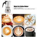 Glass Moka Pot, Delicious Moka Pot Coffee Maker Heat Resistant for Home. 
