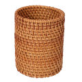Rattan Chopsticks Tube Shovel Spoons Bucket Dinner Knives Forks Tableware Storage Box Home Storage Baskets Organizer A.
