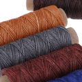 50m/Roll Leather Sewing Flat Waxed Thread Wax String Hand Stitching Craft 150D. 