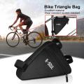 Waterproof Triangle Bicycle Bag Cycling Front Tube Frame Bag Mountain Triangle Pouch Holder Saddle Bag Bike Bag Bike Accessories. 