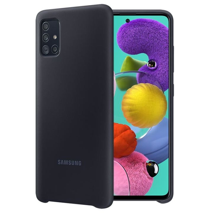 Samsung A51 Back Cover Silicone Mobile Phone Samsung A51 Rainbow
