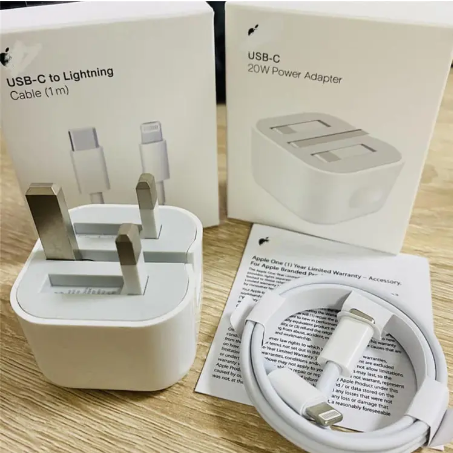 AppIe 20W USB C Power Adapter FOR iphone 14/13/12/11/X with type c to lightg cable Three pin