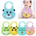 Silicone Baby Bibs, Socub Comfortable Waterproof Silicone Bibs for Babies & Toddlers, BPA Free, with Food Catcher Pocket, Sage, Ether. 