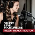 FDUCE SL40X/SL40 USB/XLR Dynamic Microphone With Built-in Headset Output Sound Insulation,For Podcasts,Games, Live Broadcast. 