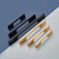 Long Cabinet Handles Black Golden 800mm 1m Wardrobe Handles Aluminium Modern Handles for Cabinets and Drawers Furniture Handle. 