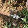 Wood Handle Stainless Steel Garden Weeder Removal Cutter Tools.