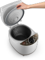 Philips Digital Rice Cooker HD4515 – 1.8L | Smart 3D Heating | Bakuhanseki Inner Pot | 8 Cooking Menus.
