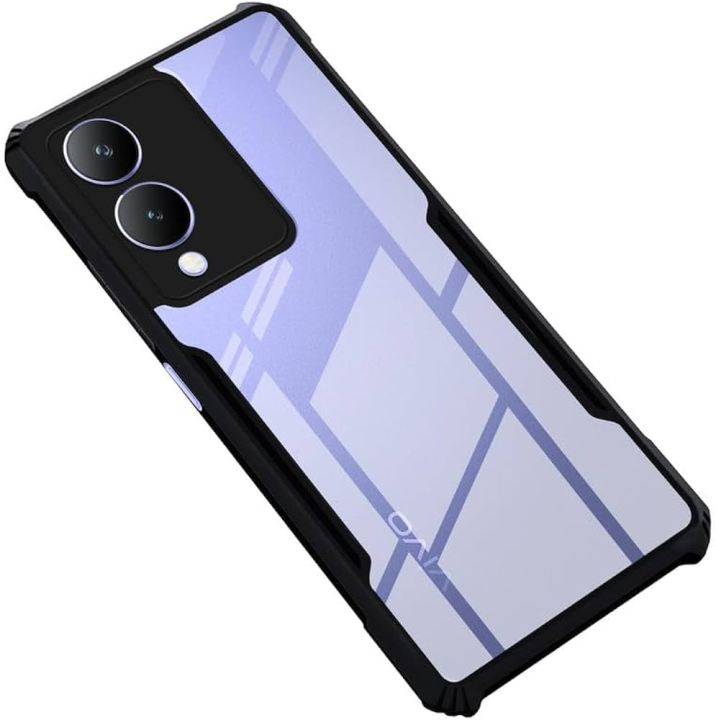 For Vivo Y17S Hard Case Transparent Silica Gel Matte Shockproof Slim Thin Cover Phone Casing For Vivo Y17S Back Cover