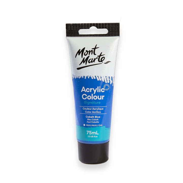 Mont Marte Acrylic Color Paint 75ml-Cobalt Blue