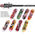 Alloy Stand Plastic Mini Finger Boards Mini Skate Finger Skateboard Kids Boys' Toys Random Color. 