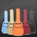 40/41 Inch Oxford Fabric Acoustic Guitar Gig Bag Soft Case Double Shoulder Straps Padded Guitar Waterproof Backpack. 