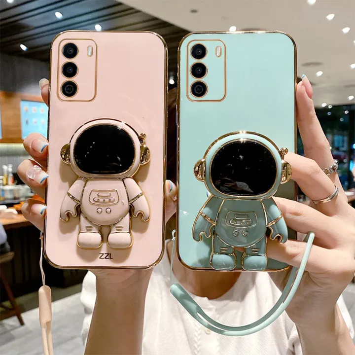 Maitus%20for%20OPPO%20A16%20Back%20Cover%20with%20Lanyard%20+%20Astronaut%20Folding%20Stand%20Bracket%20Fashion%206D%20Plating%20Square%20Frame%20Cases%20Soft%20Silicone%20Mobile%20Phone%20Case%20for%20Boys%20Girls%20-%20Image%202