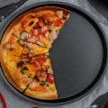 Round Pizza Plate Pan Deep Dish Tray Carbon Steel Non-stick Mold Baking Mold. 