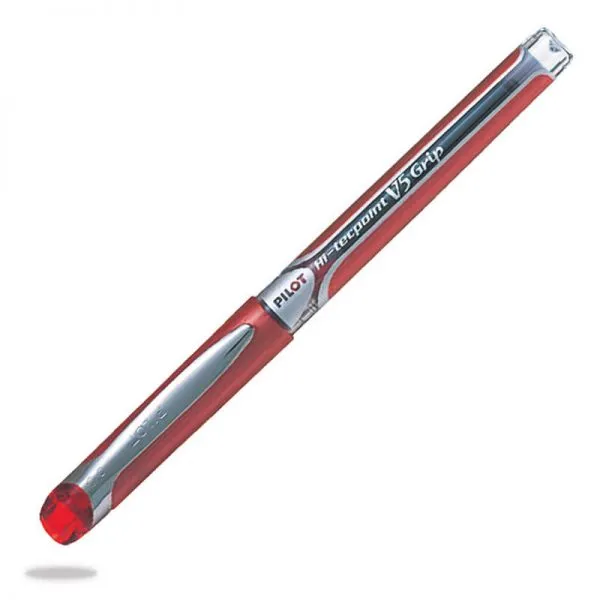 Pilot%20Hi-Tecpoint%20V5%20Grip%20Rollerball%20Pen%20Pens%20Pack%20Of%201,%20Black,Blue,Red,Green%20-%20Image%205