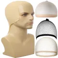 Halloween COS Scalp Wig Bald Monk Simulation Scalp Fake Scalp Head Cover Masquerade Show Props. 