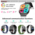 Fashions LAXASFIT New Curved Screen Women's Smart Watch 2.01'' AMOLED HD High Quality Touch Screen Bluetooth 5.3 Voice Call Men's Fitness Smart Watch.