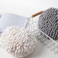 Chenille Hand Towels Kitchen Bathroom Hand Towel Ball with Hanging Loops Quick Dry Soft Absorbent Microfiber Towels. 