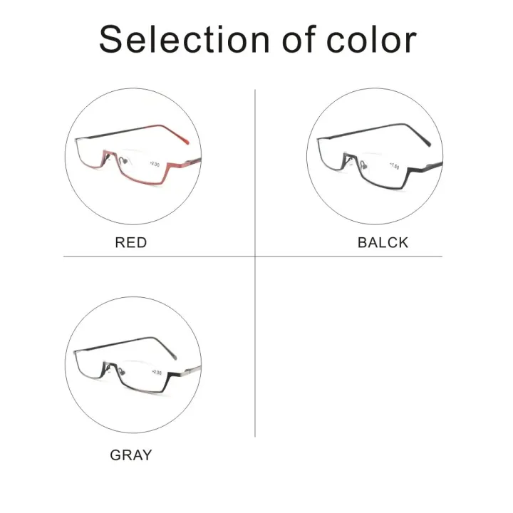 Rolipop%20Half%20Frame%20Readers%20Reading%20Glasses%20Men%20Prescription%20Eyeglasses%20Spring%20Hinges%20Frame%20Metallic%20Stainless%20Steel%20Clear%20-%20Image%203