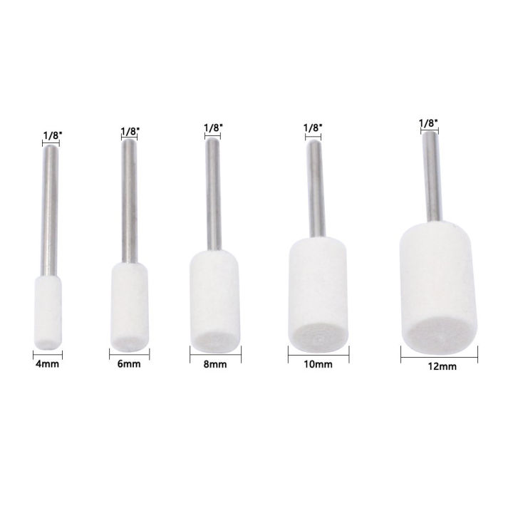 Durable%2020Pcs%20Wool%20Felt%20Mounted%20Mandrel%20Polishing%20Buffing%20Wheels%20Grinding%20Bits%20Grinder%20Head%20Polish%20Watch%20Jewelry%20Rotary%20Tool%20Accessories%20Attachment%20-%201/8%20Inch%20Shank%20-%20Image%205