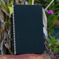 Executive Series Black Spiral Notebook. 