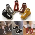 Baby Boy Girl Socks Shoes Kids Newborn Boys Toddler Non-slip Sock Children's Cotton Child Anti Slip Slippers With Rubber Sole. 
