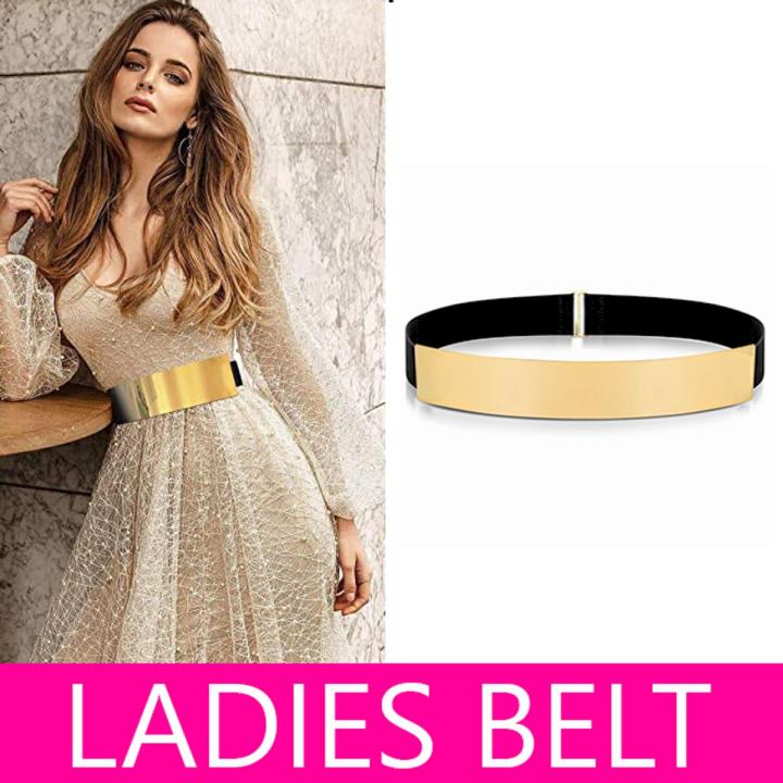 Metal belts for ladies best sale