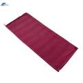 Soft Fleece Sleeping Bag Liner Business Backpacking Thermal Camping Blanket Deep Red. 
