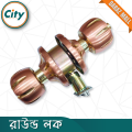 Premium Quality Round Lock Rose Gold Color New Model Round Lock Universal Wooden Door Lock. 