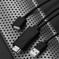 2 in 1 USB Female to HDMI-Compatible Male HDTV Adapter Cable 1080P Digital AV HD TV Projector Displays Converter Replacement Spare Parts Accessories. 