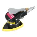 Pneumatic Random Orbit Sander Air Sander Polisher Small Triangular Palm Sander Mouse Detail Sander for Car Corner Paint Care Rust Removal Wood Grinder 70x100mm-#1.