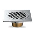 Floor Drain Anti-Odor Shower Drain Anti-clogging Hair Stopper Catcher Sink Strainer Drain Protectors Bathroom Toilet Tub Tile Insert Floor Drainer with Removable Strainer Cover.